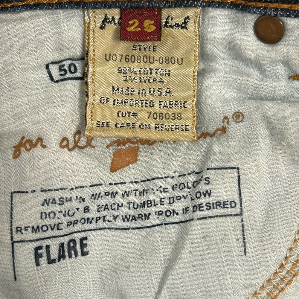 7 FOR ALL MANKIND Women’s 25”Waist - Picture 10 of 10